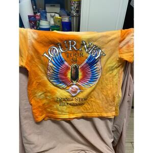 Orange Journey Don’t Stop Believin’ Tour 81 Shirt Size Medium